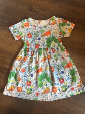 Eric Carle Hungry Caterpillar milk silk dress size 3t